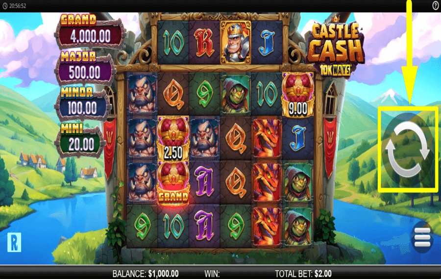 Castle Cash 10K Ways IL EST TEMPS DE JOUER.