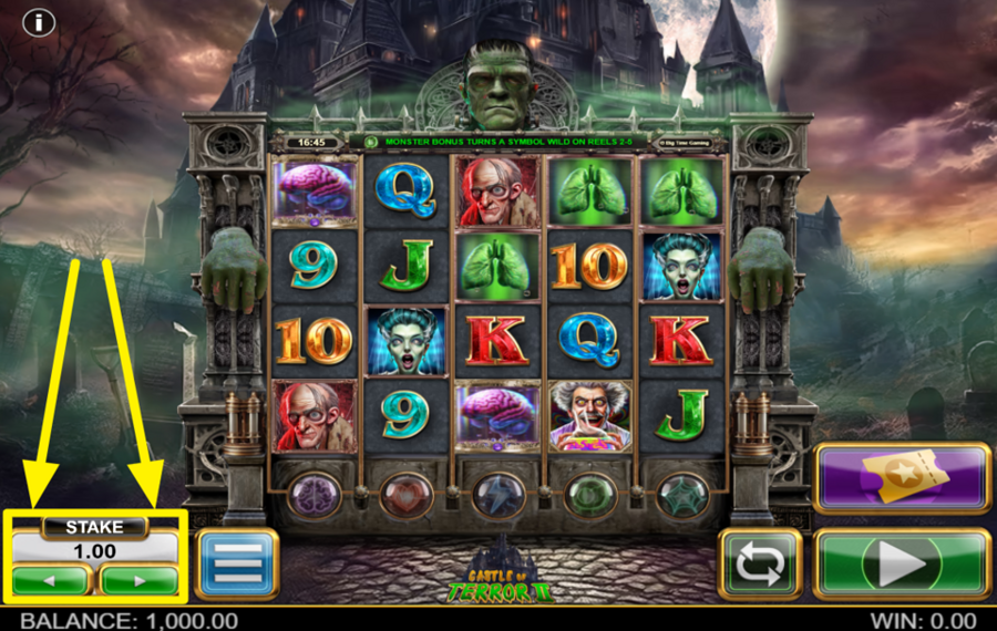 Castle of Terror 2 ESPECIFIQUE SU APUESTA.