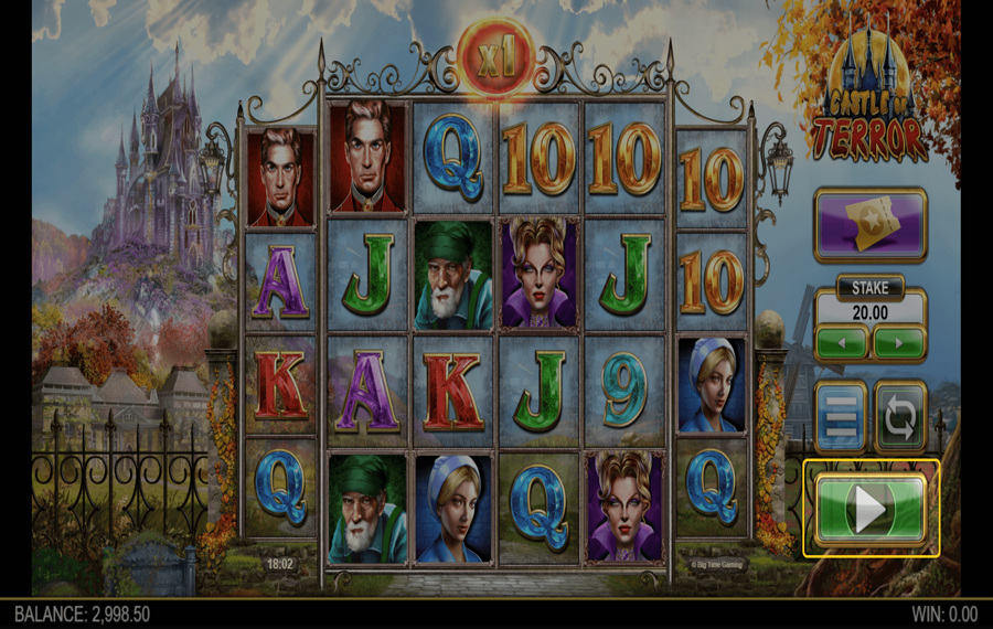 Castle of Terror Drehen Sie die Walzen!