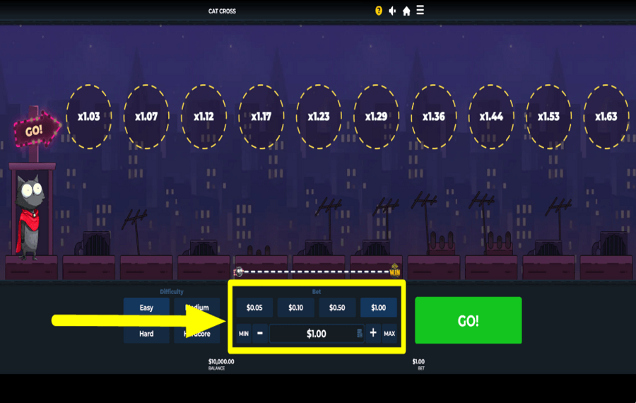 Cat Cross ASSEGNARE LA SCOMMESSA.