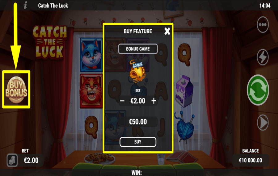 Catch the Luck FORDERN SIE DEN BONUS EIN.