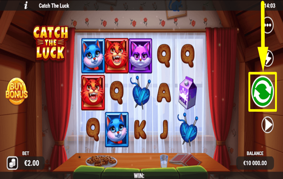 Catch the Luck BEGINNEN SIE MIT DEM SPIELEN.