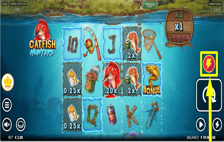 Catfish Hunters GRAB THE BONUS.