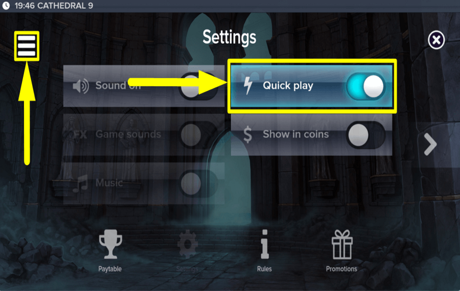 Cathedral 9 CONTROL THE SPEED.