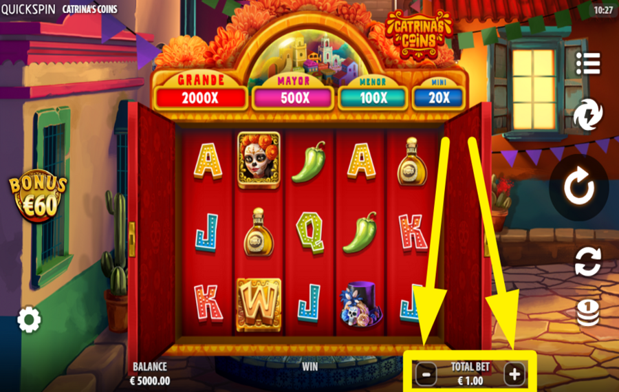 Catrinas Coins SET YOUR STAKE.