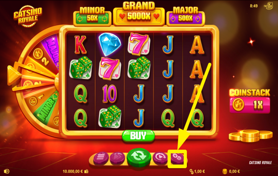 Catsino Royale ATTRIBUER UNE VALEUR DE PARI.