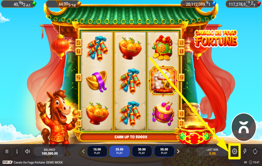 Cavalo De Fogo Fortune PICK A BET LEVEL.