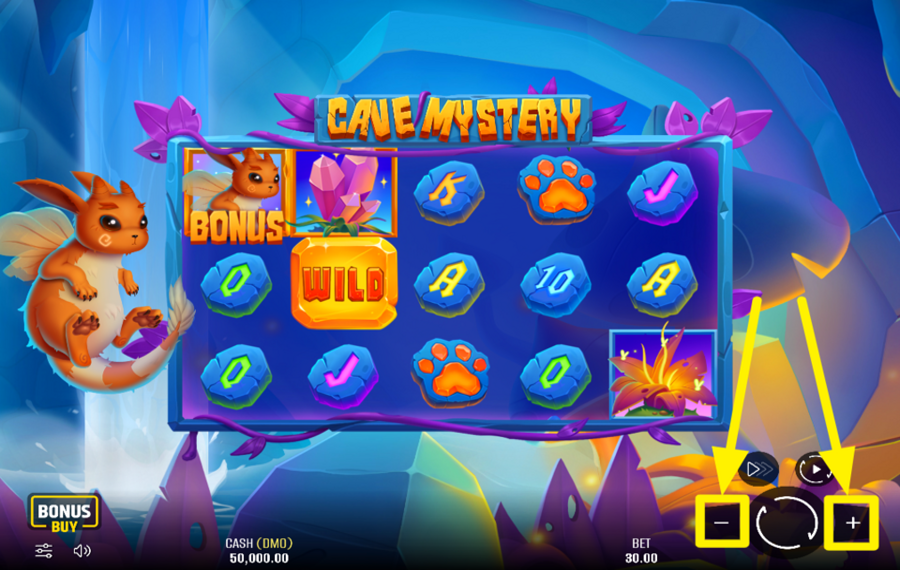 Cave Mystery DÉTERMINEZ VOTRE MISE.