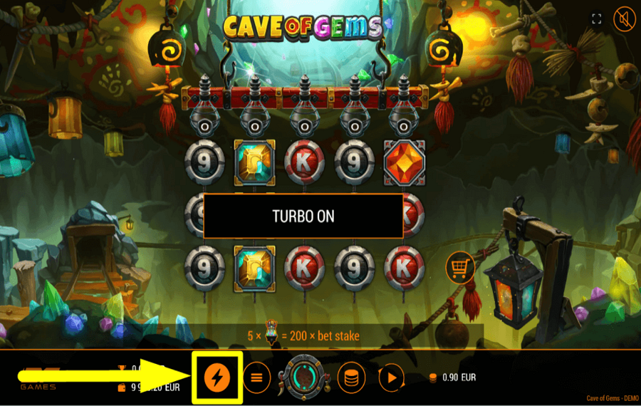 Cave Of Gems PICK UP THE PACE.