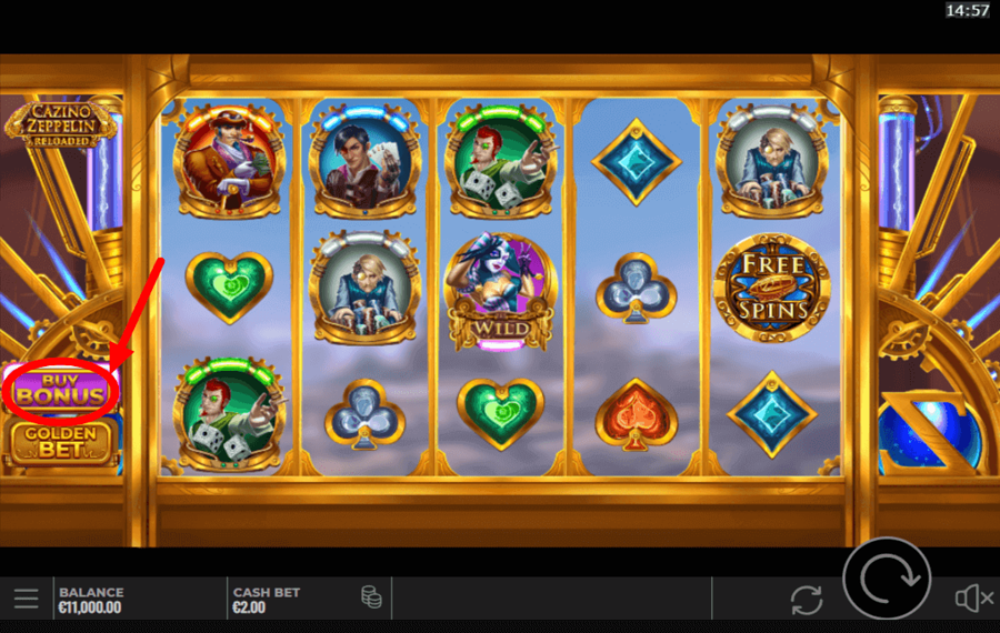 Cazino Zeppelin Reloaded Utilisez le bouton optionnel « Acheter un bonus ».