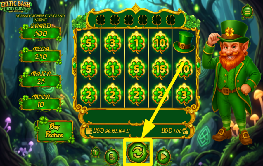 Celtic Bash Lucky Clover Hold and Spin ¡ENTRA EN ACCIÓN!