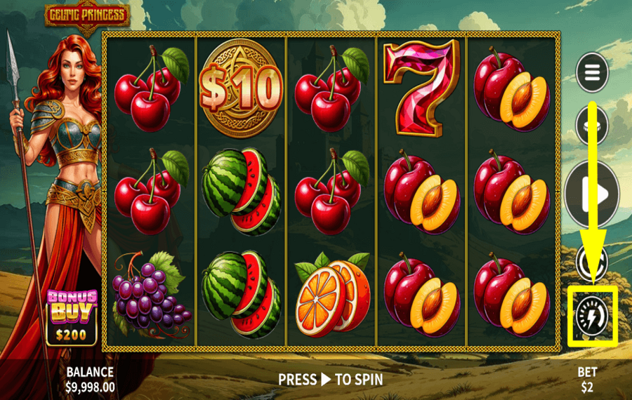 Celtic Princess CONTROL THE PACE.