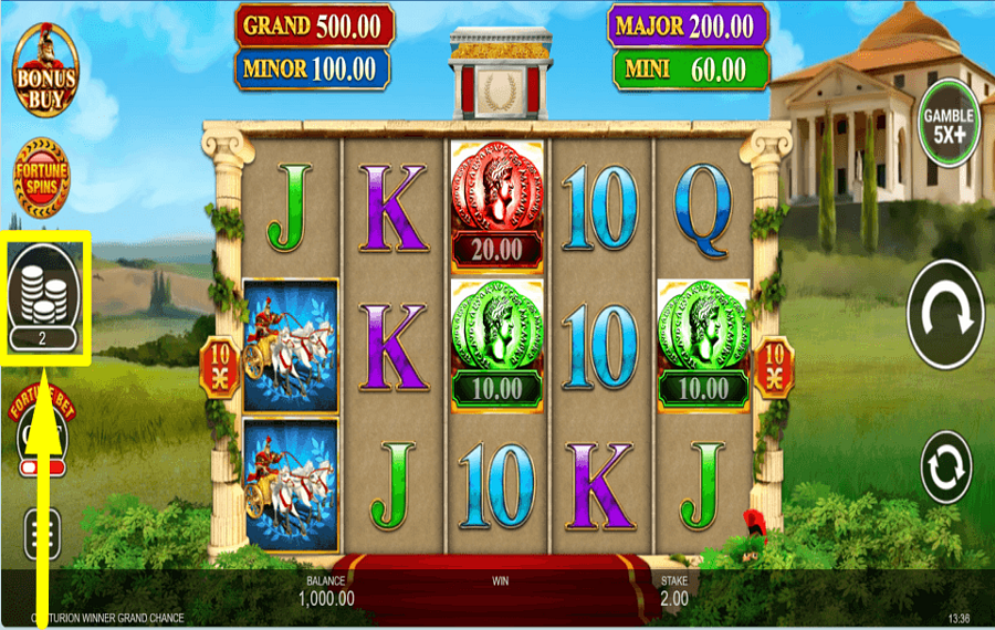 Centurion Winner Grand Chance CHOISISSEZ VOTRE MISE.