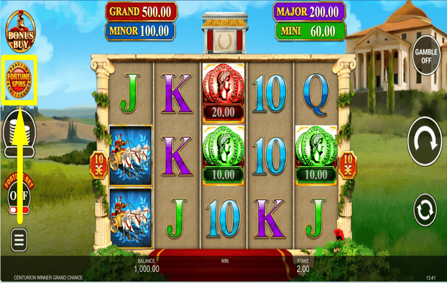 Centurion Winner Grand Chance SAISISSEZ VOTRE CHANCE.