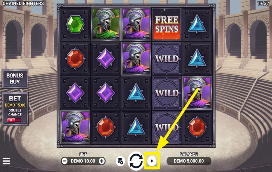 Chained Fighters USE AUTOMATED SPINS.