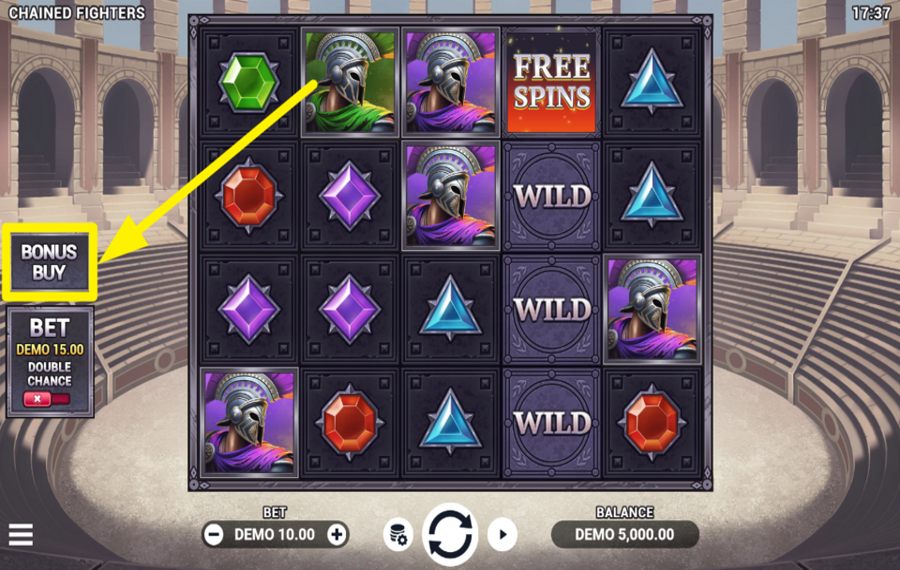 Chained Fighters UNLOCK BONUS SPINS.