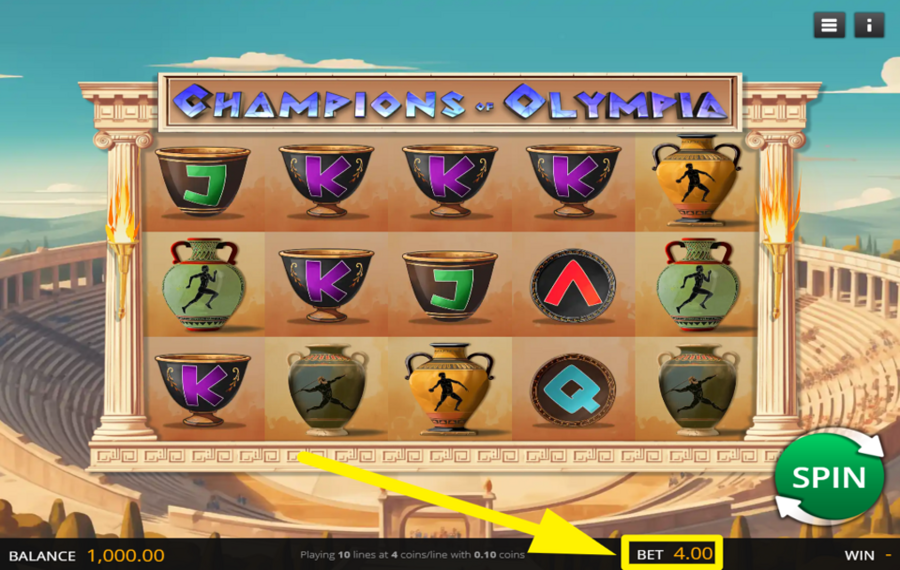 Champions of Olympia PLATZIEREN SIE IHRE WETTE.