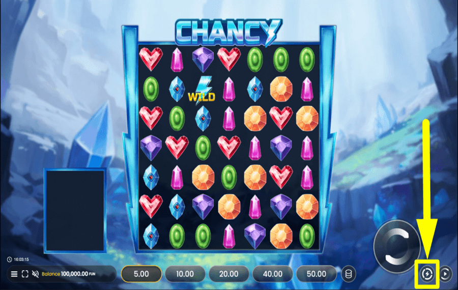 Chancy CONTROLLO DELLA VELOCITÀ DI CENTRIFUGA.