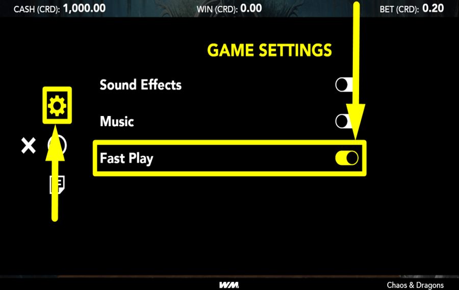 Chaos and Dragons ENABLE TURBO MODE.