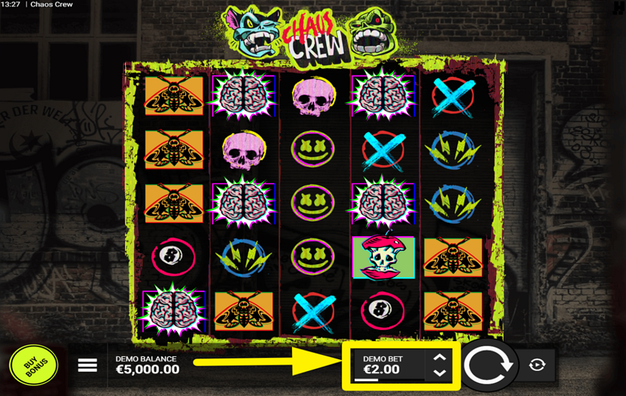 Chaos Crew DETERMINE YOUR WAGER.