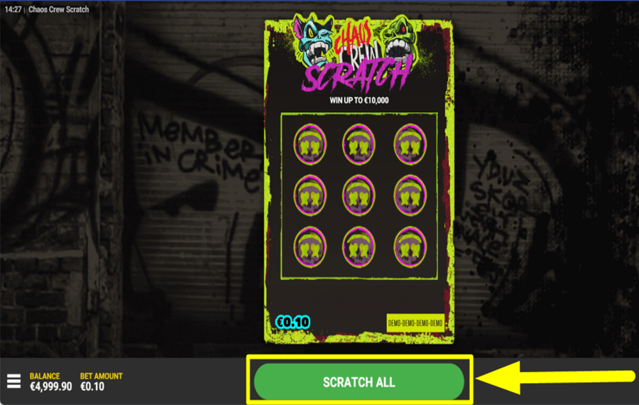 Chaos Crew Scratch ПОЛУЧИТЕ МГНОВЕННЫЙ РЕЗУЛЬТАТ.