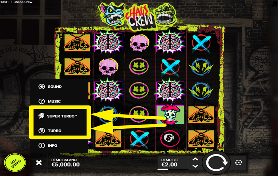 Chaos Crew ACCELERATE THE SPINS.