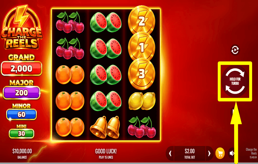 Charge the Reels POURSUIVEZ LE PRIX.
