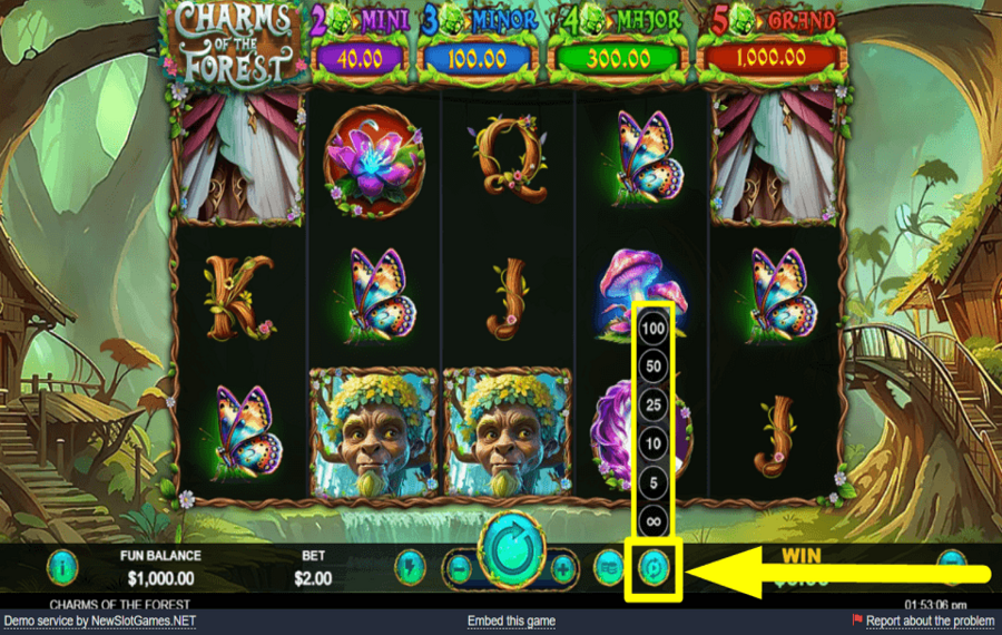 Charms of the Forest ROTAZIONE AUTOMATICA.