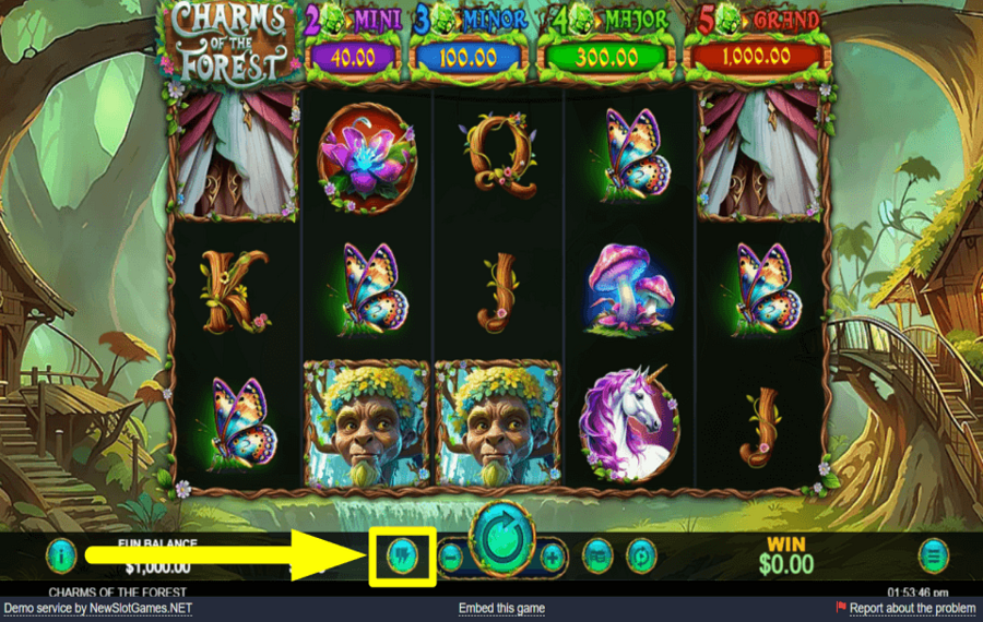 Charms of the Forest AUMENTA IL RITMO.