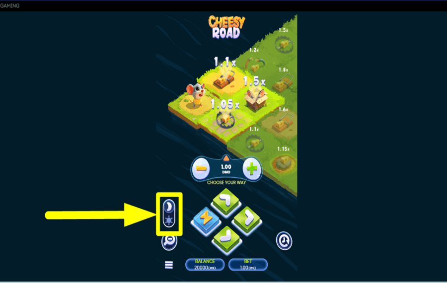 Cheesy Road CHANGE THE VIEW.