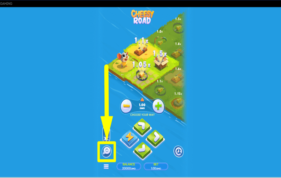 Cheesy Road CHECK THE MAP.