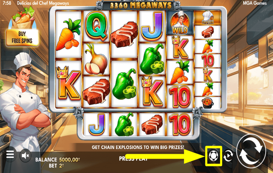 Chefs Delights Megaways ATTRIBUER LE PARI.