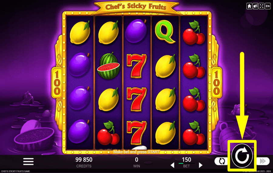 Chefs Sticky Fruits CLIQUEZ SUR TOURNER POUR GAGNER.