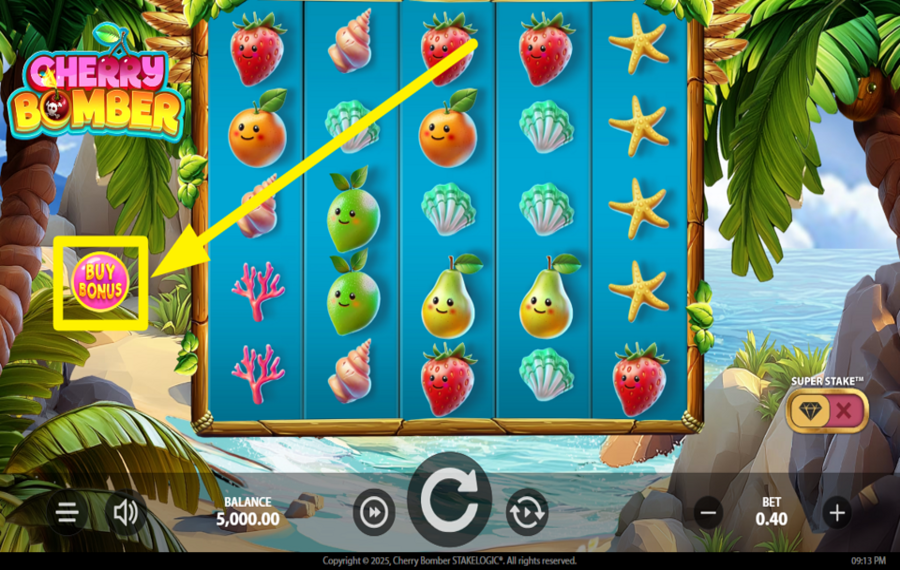 Cherry Bomber РАЗБЛОКИРУЙТЕ БОНУСНЫЕ ВРАЩЕНИЯ.