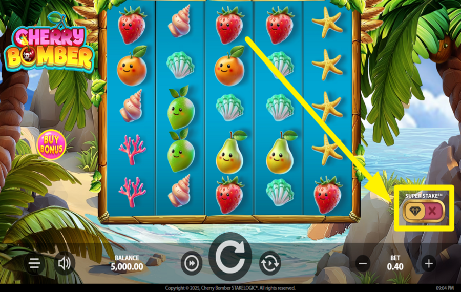 Cherry Bomber ВКЛЮЧИТЕ СУПЕРСТАВКУ.