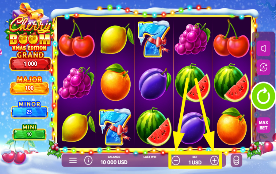 Cherry Boom Christmas WÄHLEN SIE DEN GESAMTEN EINSATZ.