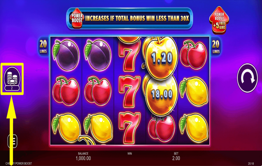 Cherry Power Boost ВЫБЕРИТЕ СВОЮ СТАВКУ.