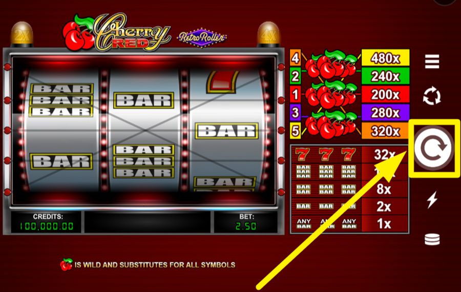 Cherry Red Retro Roller Lassen Sie die Spannung brennen!