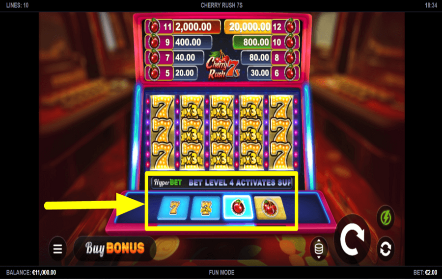 Cherry Rush 7s СТАВЬТЕ БОЛЬШЕ КРЕДИТОВ.
