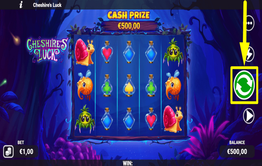 Cheshires Luck CHASE THE PRIZE.