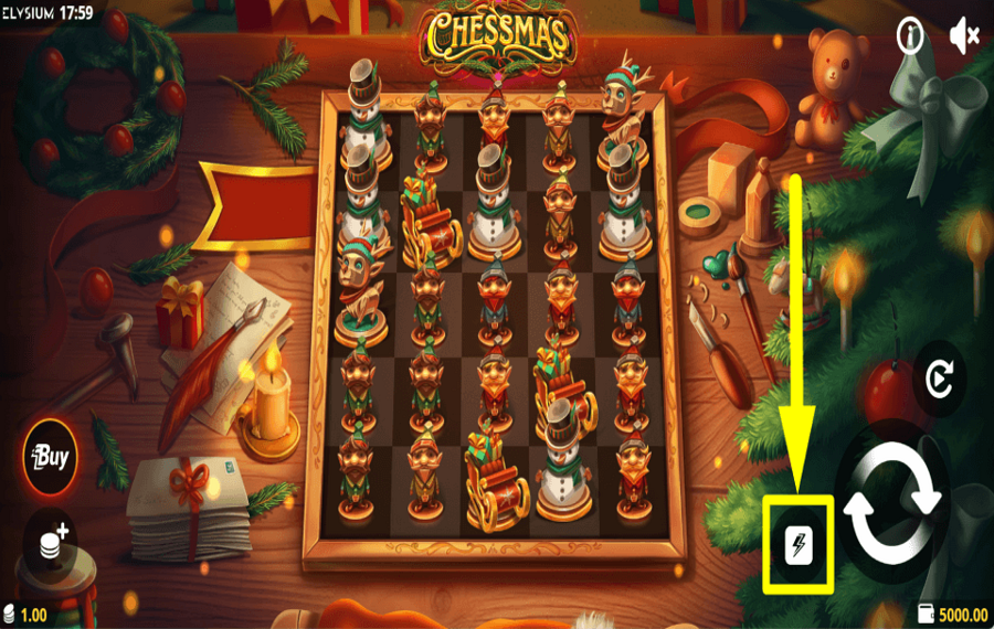 Chessmas CONTRÔLER LA VITESSE D'ESSORAGE.