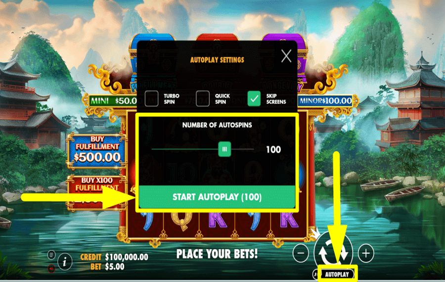 Chests of Cai Shen 2 CONTINUAR AUTOMÁTICAMENTE.