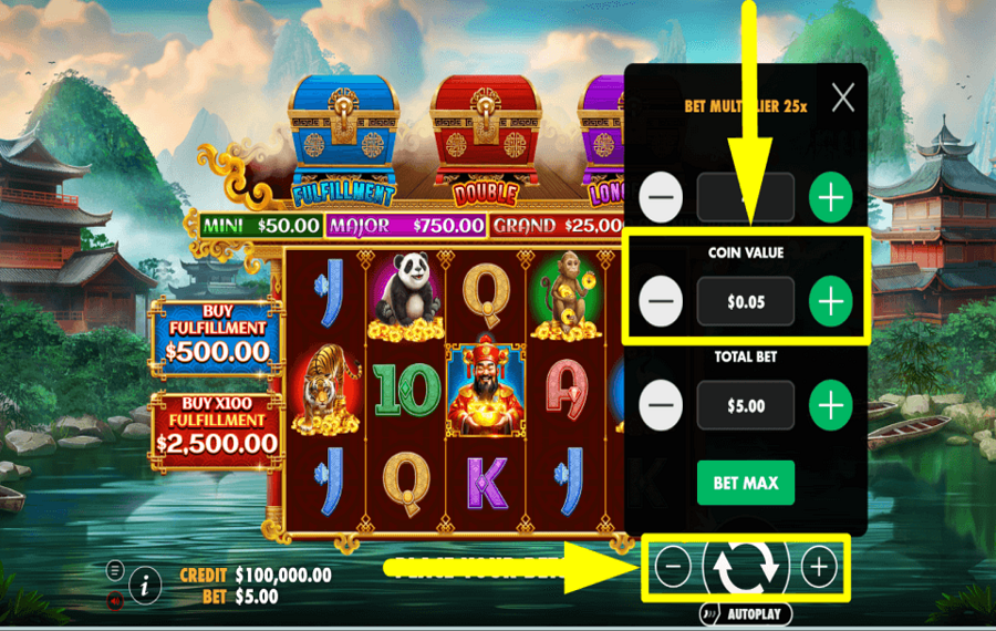 Chests of Cai Shen 2 CONTROLA LAS MONEDAS.