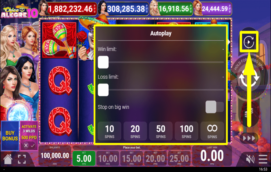 Chica Alegre 10 DÉMARRER LA LECTURE AUTOMATIQUE.