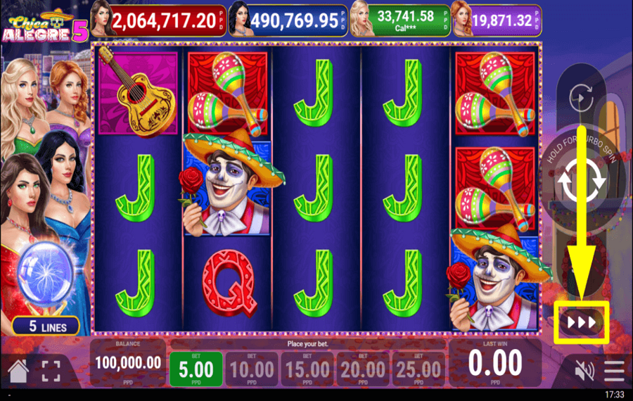 Chica Alegre 5 CONTRÔLEZ LE RYTHME.