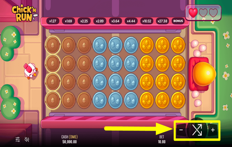 Chick n Run DÉTERMINER L'ENJEU.