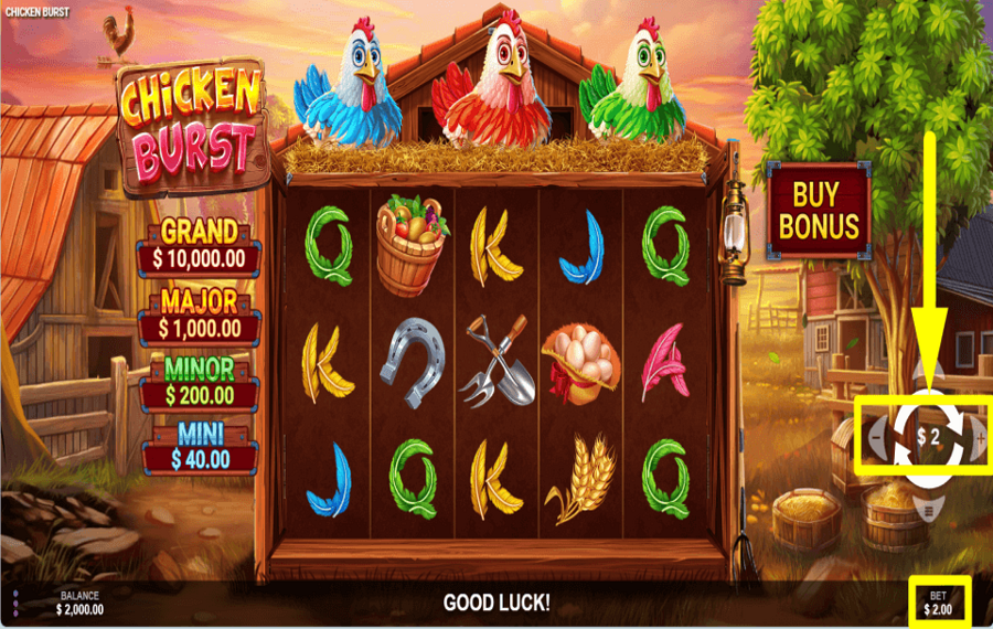 Chicken Burst HAZ TU APUESTA.