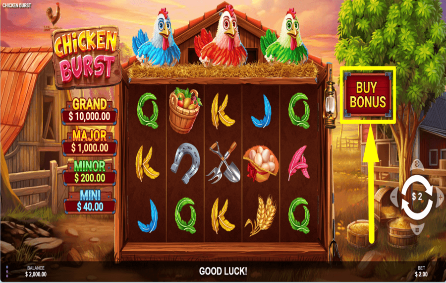 Chicken Burst PAGA EL BONO.