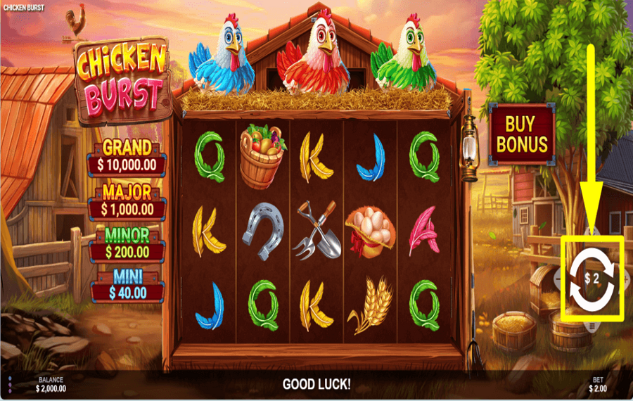 Chicken Burst JUGAR EL JUEGO.