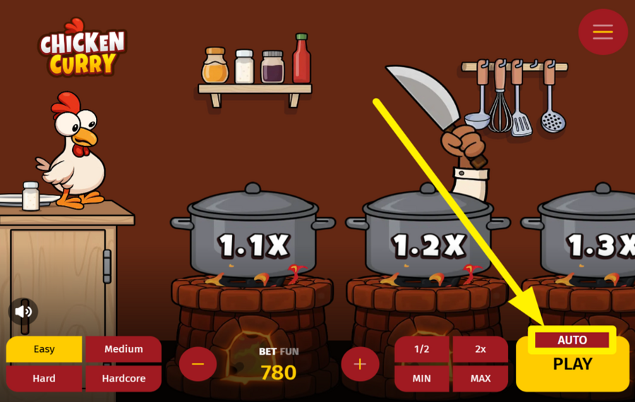 Chicken Curry ACTIVER LA LECTURE AUTOMATIQUE.